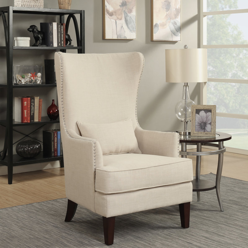 Andover Mills™ Pringle 31" Wide Polyester Wingback Chair & Reviews